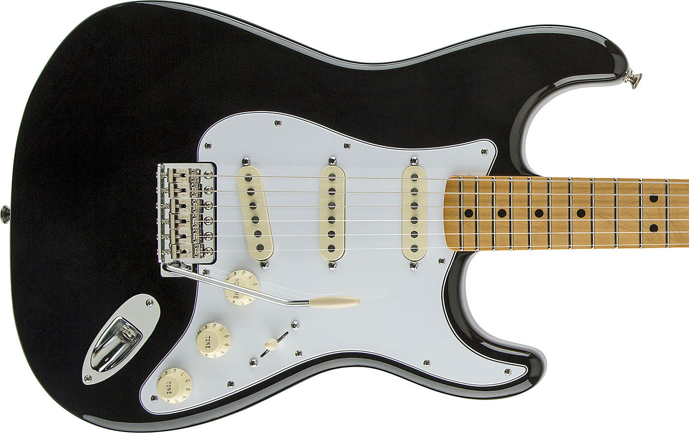 Fender Jimi Hendrix Strat Mex Sss Mn - Black - E-Gitarre in Str-Form - Variation 5