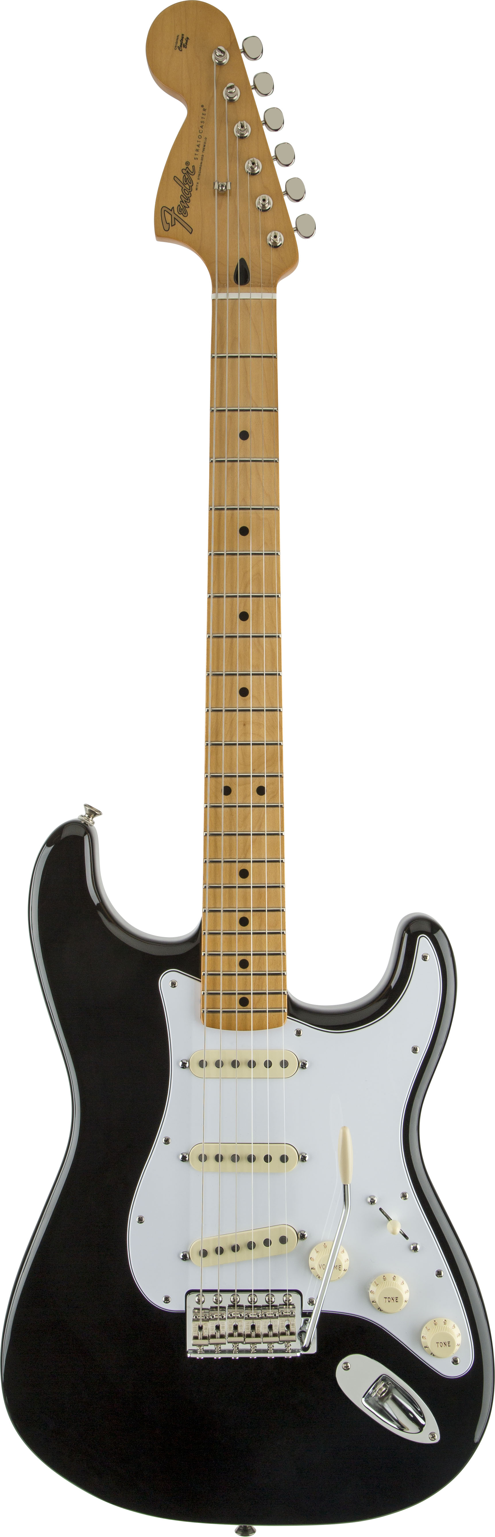 Fender Jimi Hendrix Strat Mex Sss Mn - Black - E-Gitarre in Str-Form - Variation 1