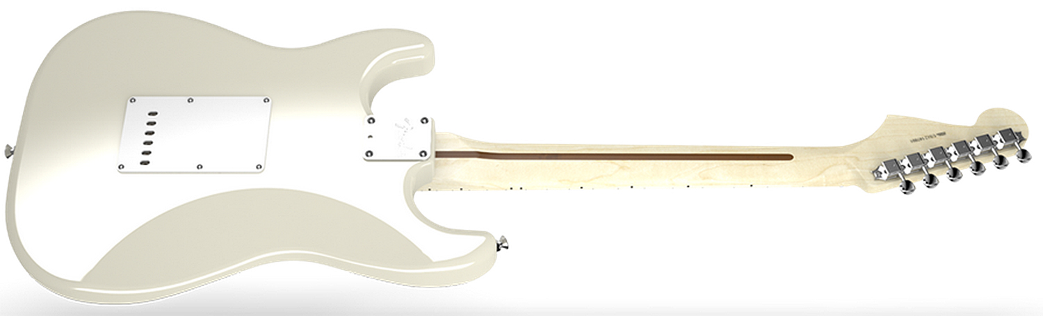 Fender Strat Usa American Artist Eric Clapton 3s Mn Olympic White - E-Gitarre in Str-Form - Variation 3