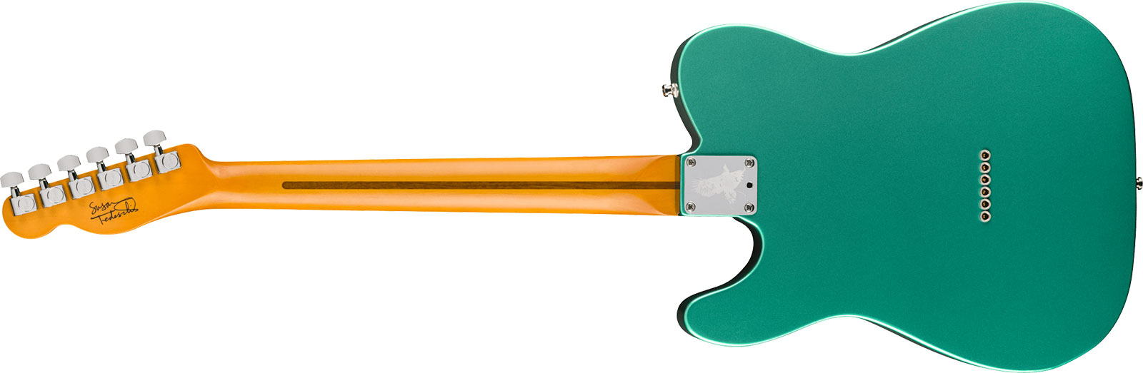 Fender Susan Tedeschi Tele Usa Signature 2s Ht Rw - Aged Caribbean Mist - E-Gitarre in Teleform - Variation 1