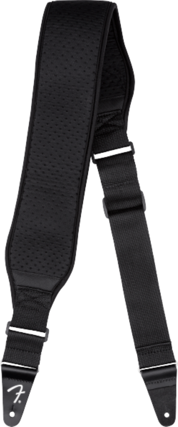 Fender Swell Neoprene Strap Black 3.5 Inch - Gitarrengurt - Variation 2