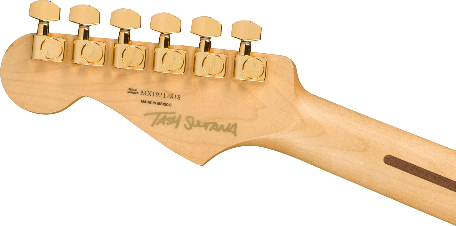Fender Tash Sultana Strat Signature Mex Hss Mn - Transparent Cherry - E-Gitarre in Str-Form - Variation 3