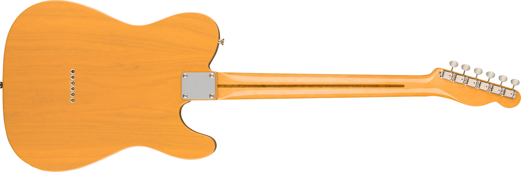Fender Tele 1951 American Vintage Ii Lh Gaucher 2s Ht Mn - Butterscotch Blonde - E-Gitarre für Linkshänder - Variation 1