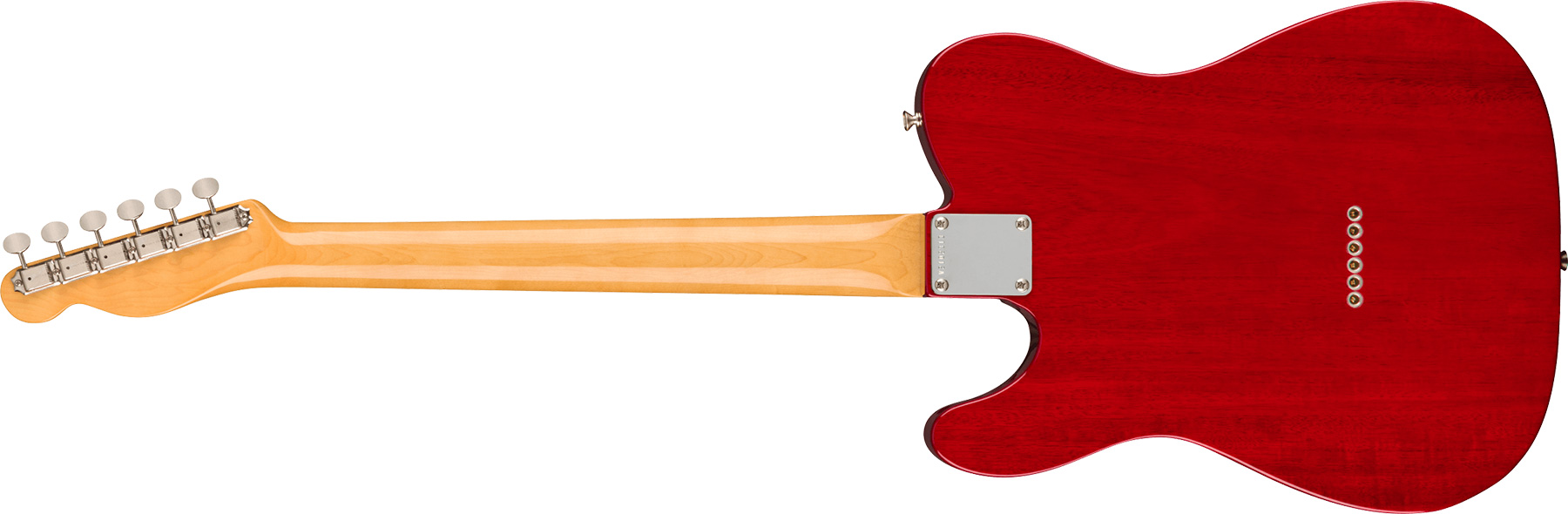 Fender Tele 1963 American Vintage Ii Usa 2s Ht Rw - Crimson Red Transparent - E-Gitarre in Teleform - Variation 1