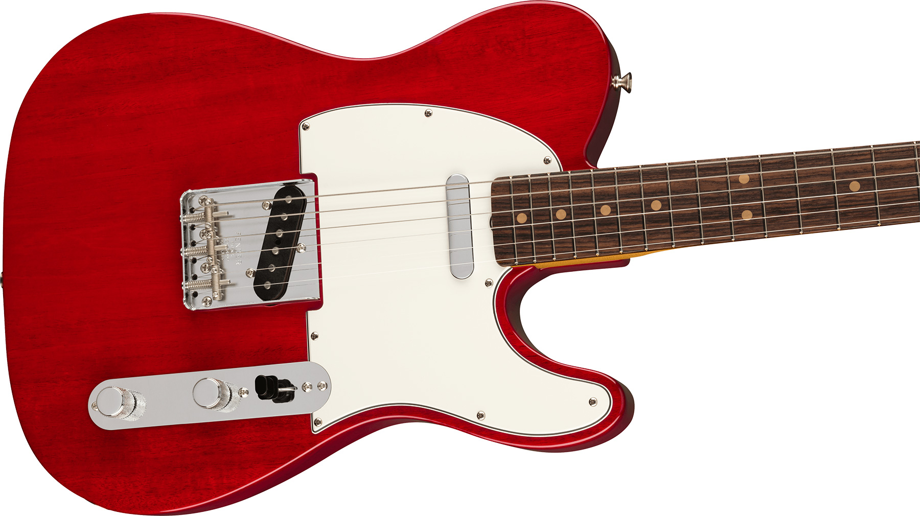 Fender Tele 1963 American Vintage Ii Usa 2s Ht Rw - Crimson Red Transparent - E-Gitarre in Teleform - Variation 2