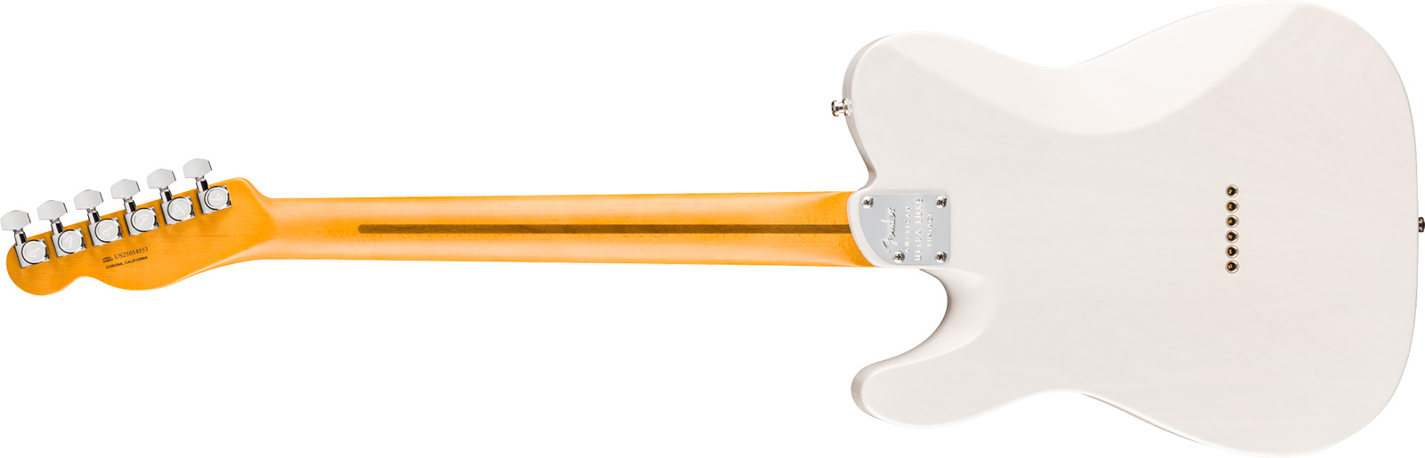 Fender Tele 50s American Ultra Luxe Vintage Usa 2s Ht Mn - White Blonde - E-Gitarre in Teleform - Variation 1