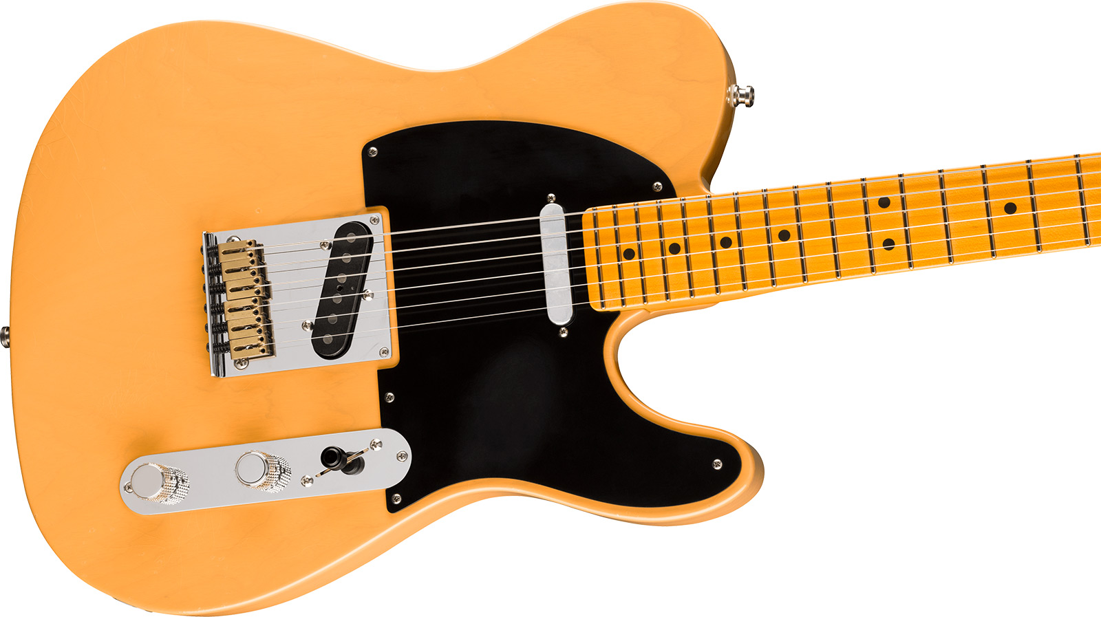 Fender Tele 50s American Ultra Luxe Vintage Usa 2s Ht Mn - Butterscotch Blonde - E-Gitarre in Teleform - Variation 2
