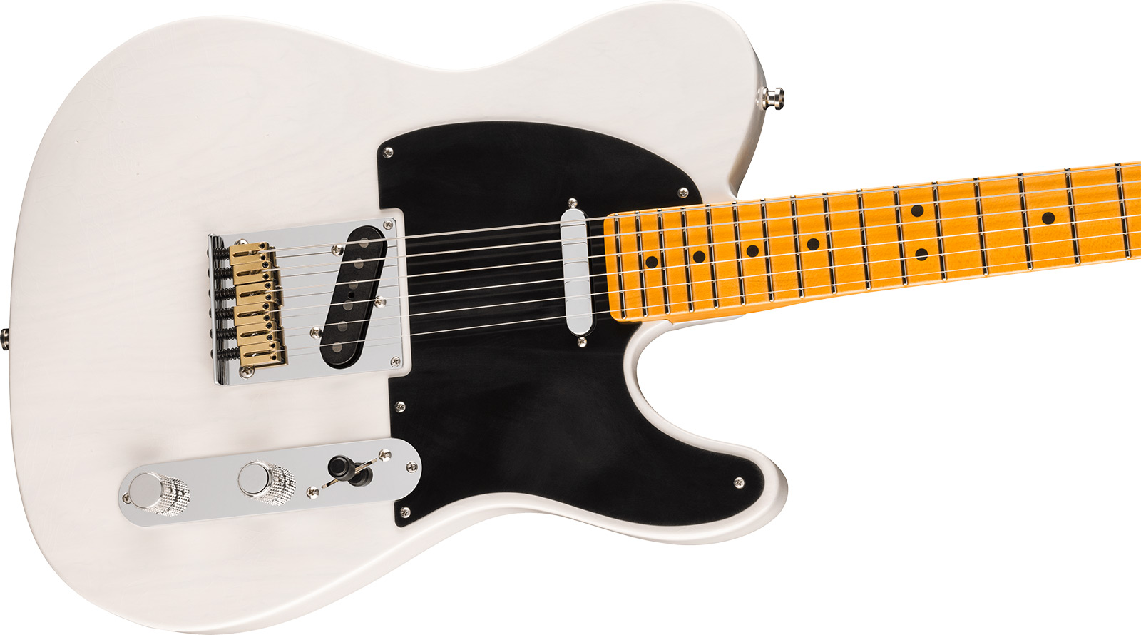 Fender Tele 50s American Ultra Luxe Vintage Usa 2s Ht Mn - White Blonde - E-Gitarre in Teleform - Variation 2