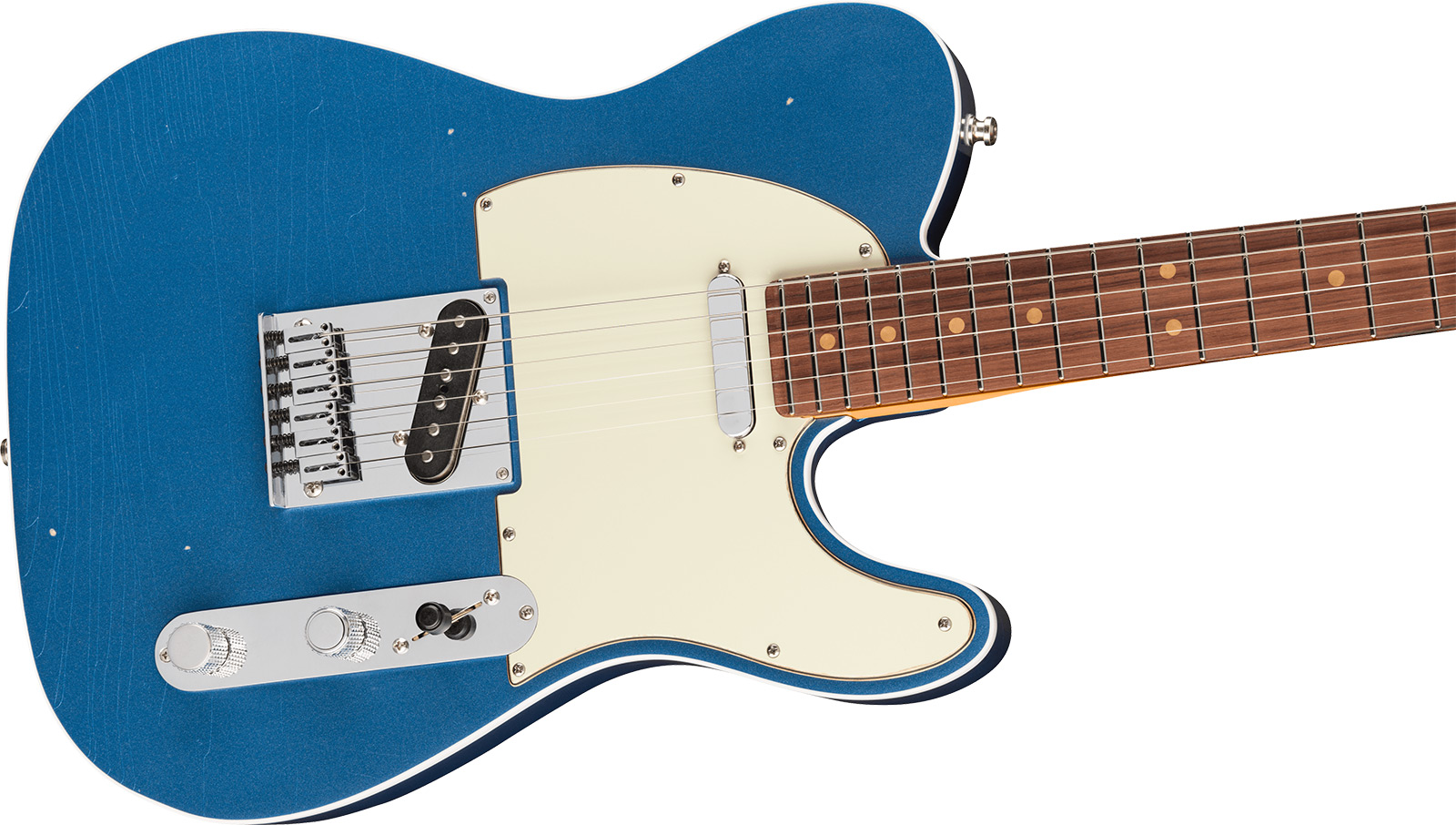 Fender Tele 60s Custom American Ultra Luxe Vintage Usa 2s Ht Rw - Lake Placid Blue - E-Gitarre in Teleform - Variation 2