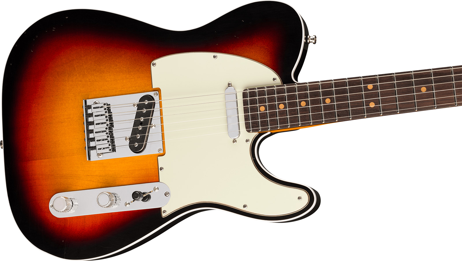 Fender Tele 60s Custom American Ultra Luxe Vintage Usa 2s Ht Rw - 3-color Sunburst - E-Gitarre in Teleform - Variation 2