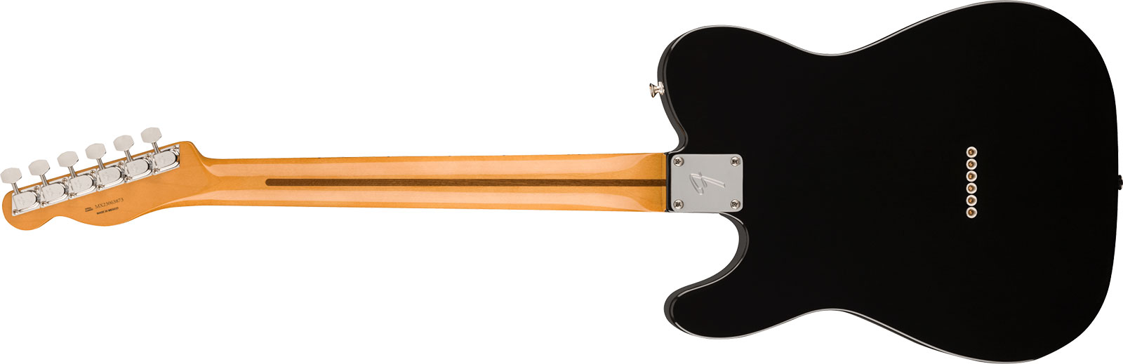 Fender Tele 60s Thinline Vintera 2 Mex 2s Ht Mn - Black - Semi-Hollow E-Gitarre - Variation 1