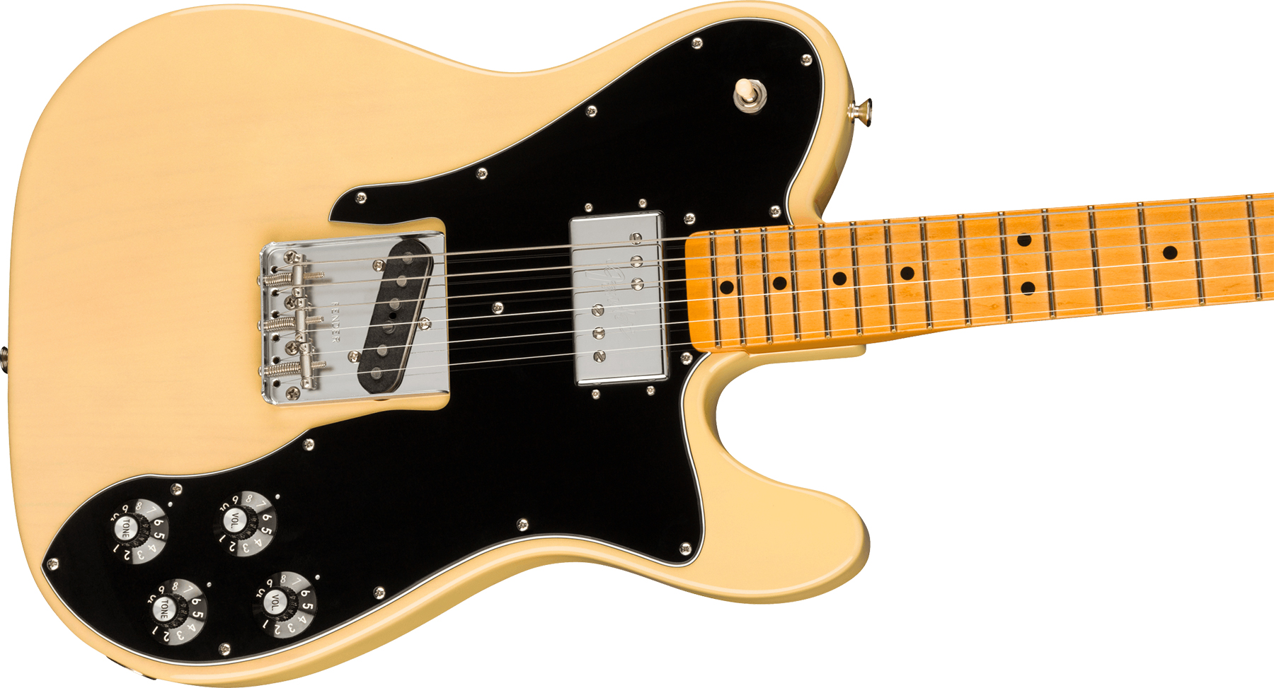 Fender Tele 70s Custom American Original Usa Sh Mn - Vintage Blonde - E-Gitarre in Teleform - Variation 2