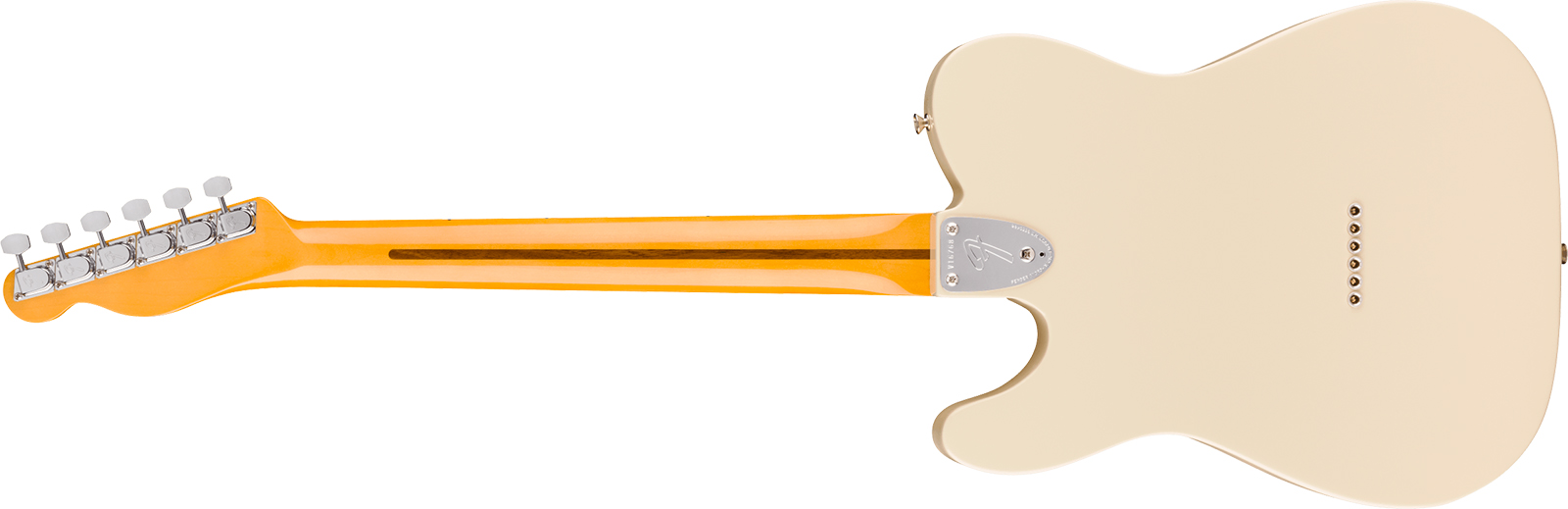 Fender Tele 72 Thinline American Vintage Ii Ltd 2h Ht Mn - Olympic White - E-Gitarre in Teleform - Variation 1