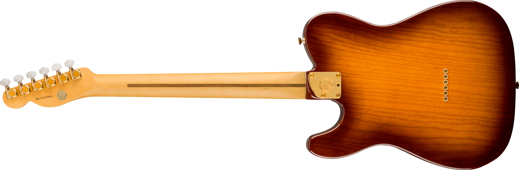 Fender Tele 75th Anniversary Commemorative Ltd Usa Mn +etui - 2-color Bourbon Burst - E-Gitarre in Teleform - Variation 1
