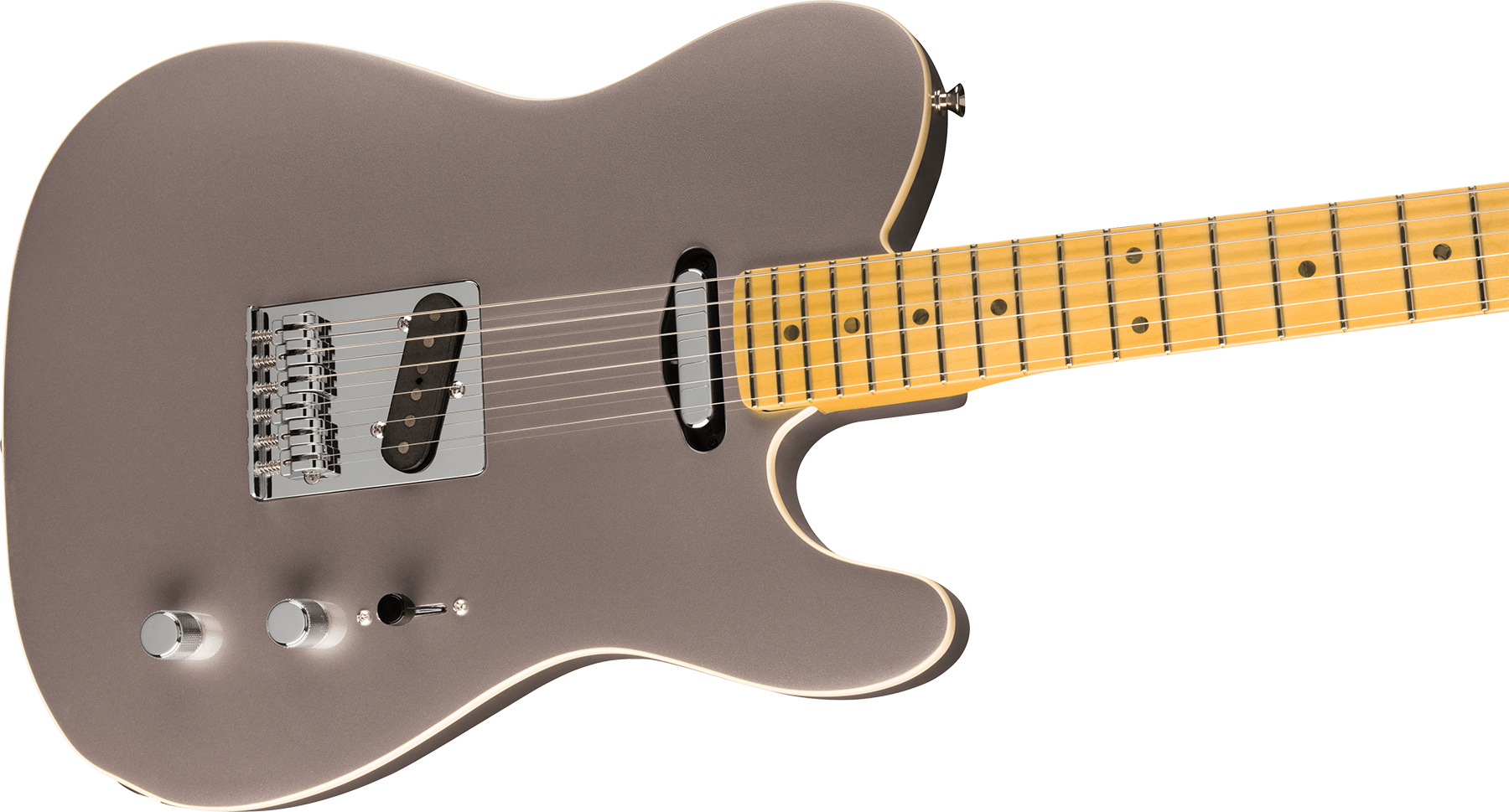 Fender Tele Aerodyne Special Jap 2s Ht Mn - Dolphin Gray Metallic - E-Gitarre in Teleform - Variation 2