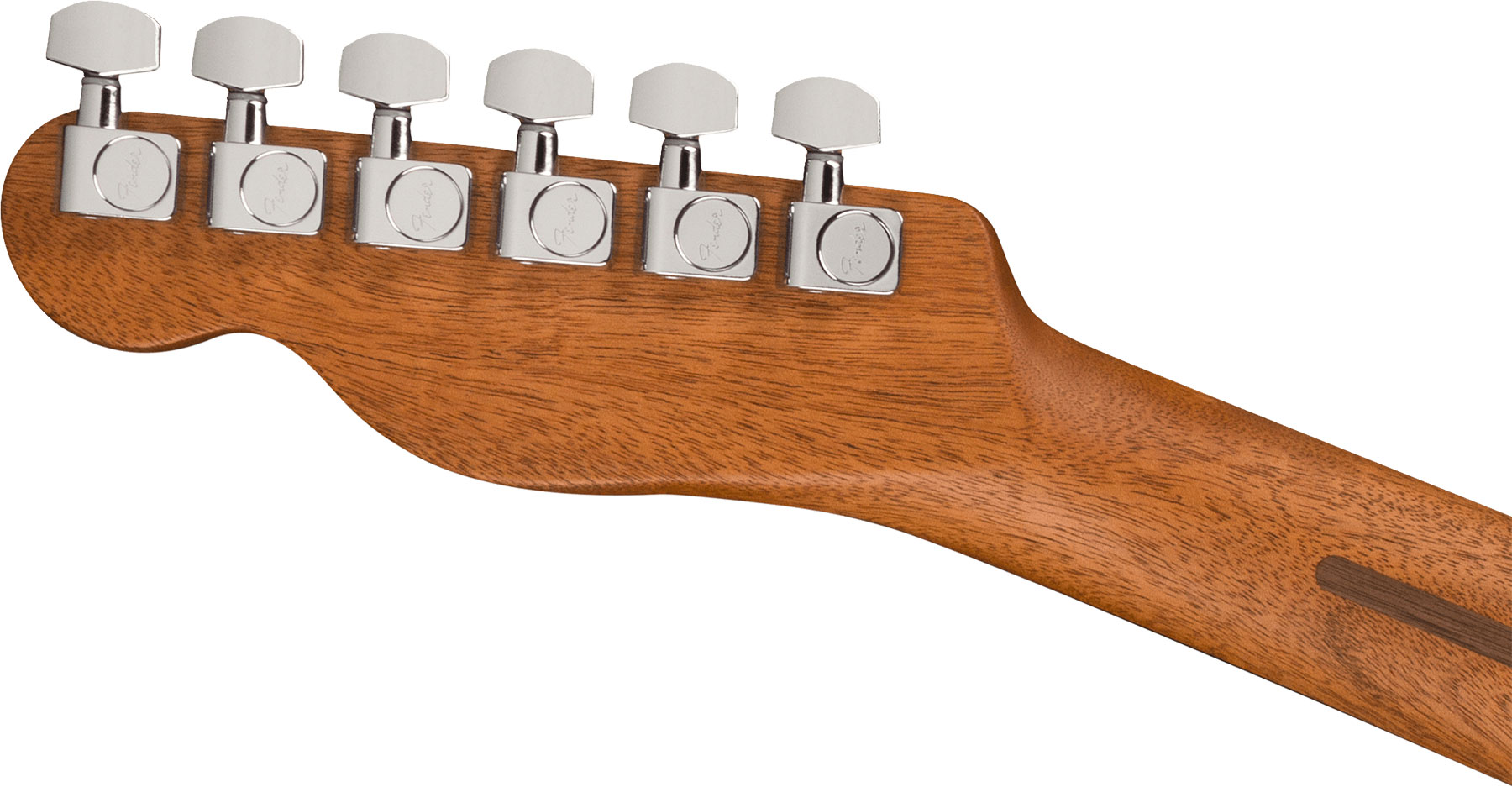 Fender Tele American Acoustasonic All Mahogany Usa Tout Acajou Eb - Bourbon Burst - Elektroakustische Gitarre - Variation 3