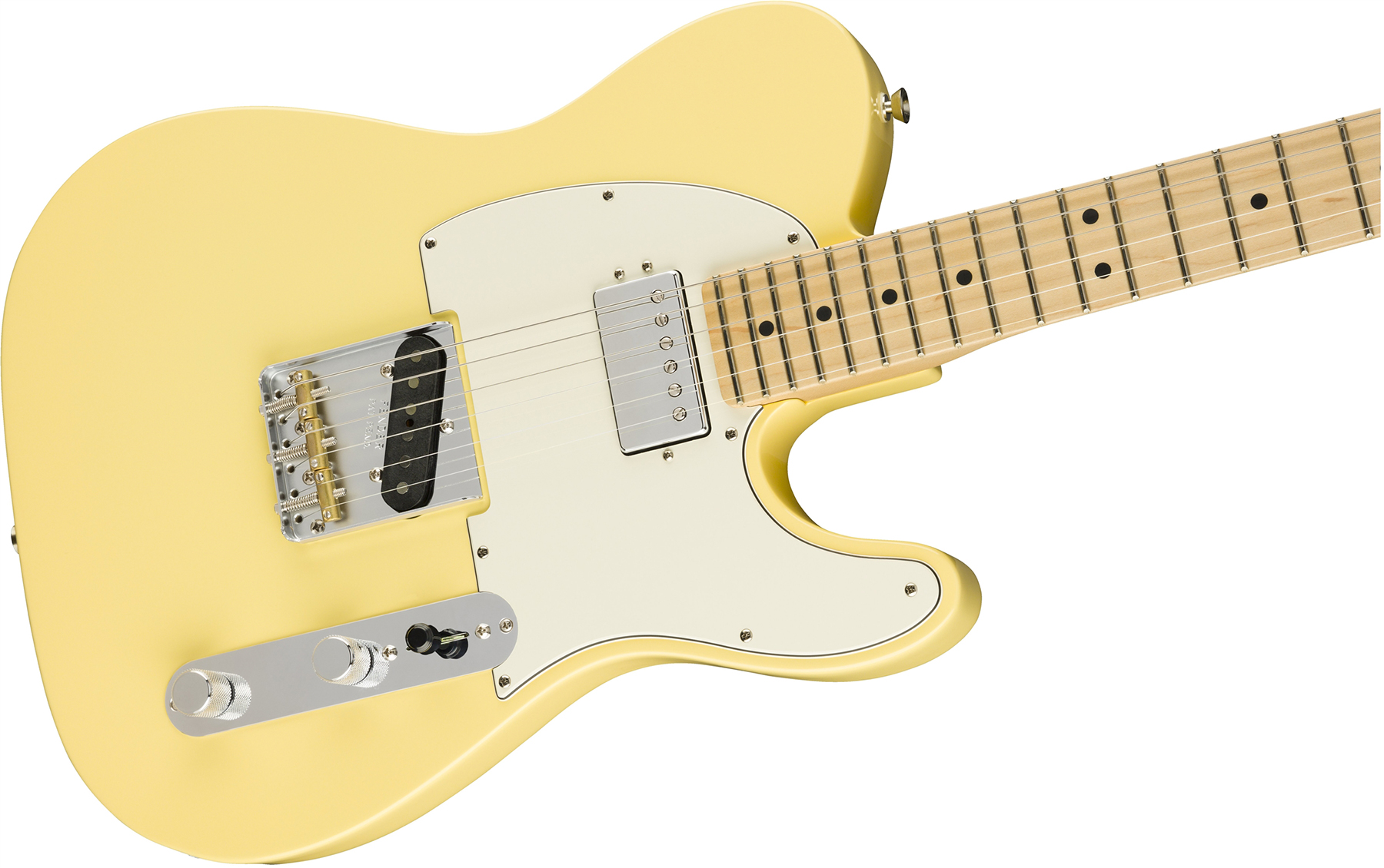 Fender Tele American Performer Hum Usa Sh Mn - Vintage White - E-Gitarre in Teleform - Variation 2