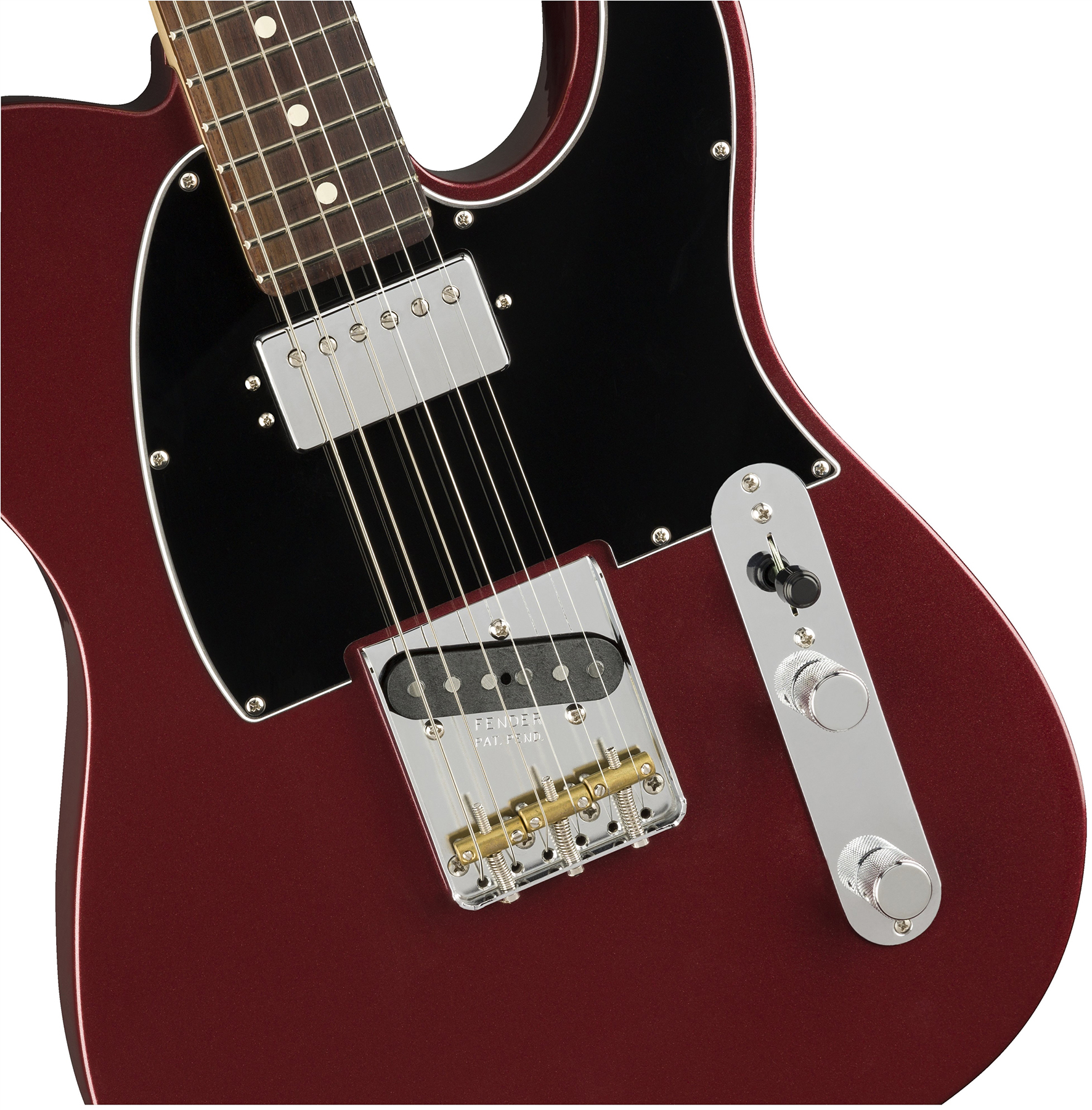 Fender Tele American Performer Hum Usa Sh Rw - Aubergine - E-Gitarre in Teleform - Variation 2