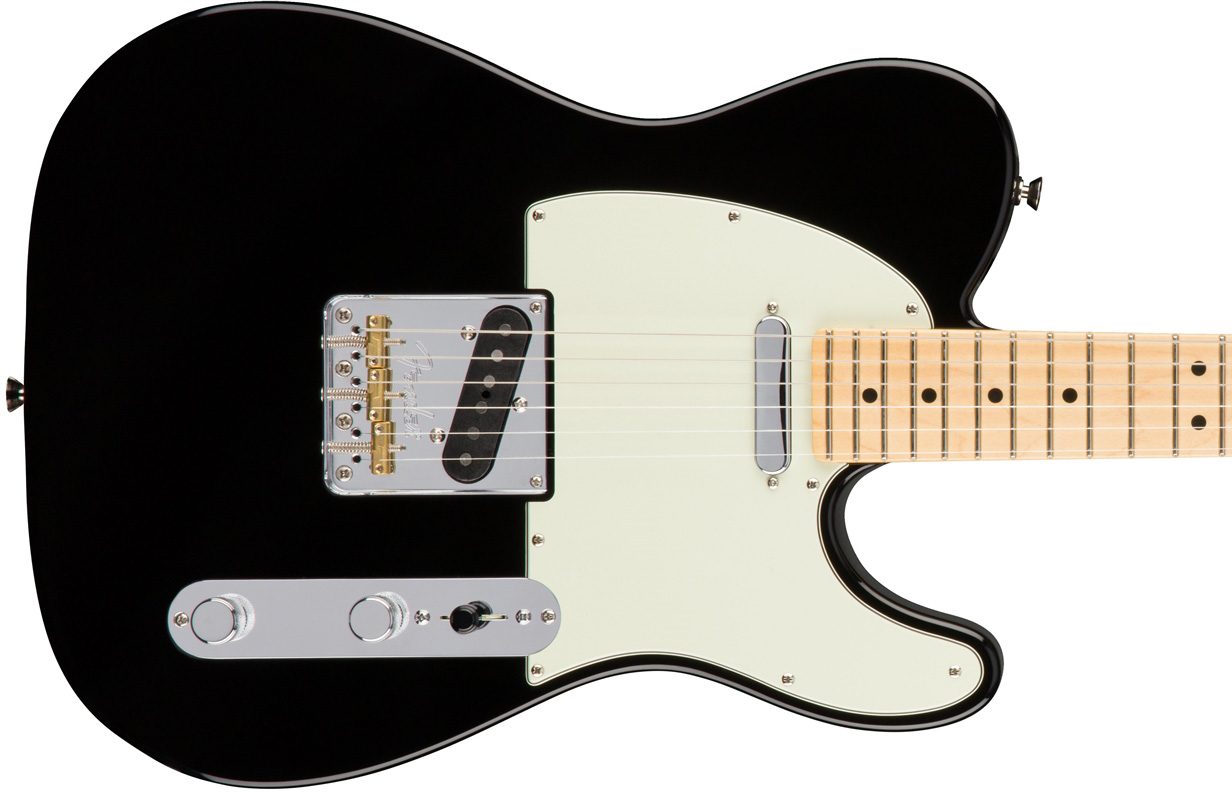 Fender Tele American Professional 2s Usa Mn - Black - E-Gitarre in Teleform - Variation 1