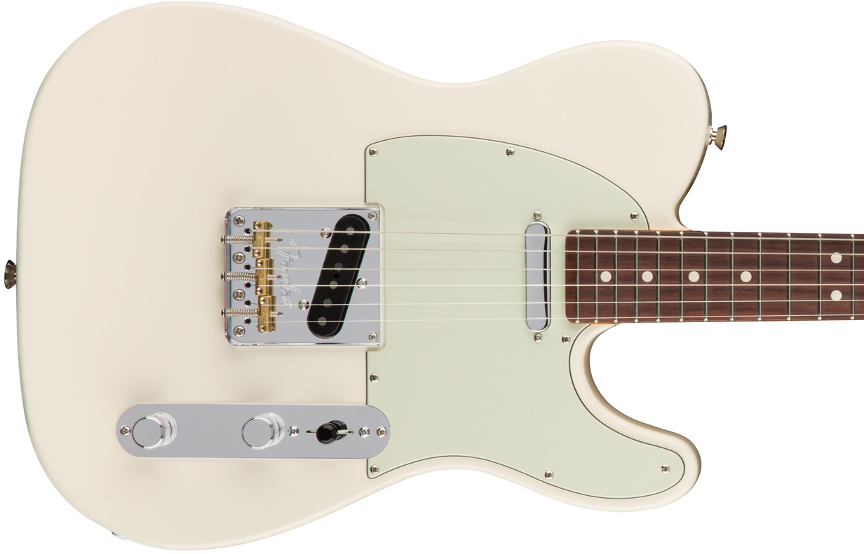 Fender Tele American Professional 2s Usa Rw - Olympic White - E-Gitarre in Teleform - Variation 1