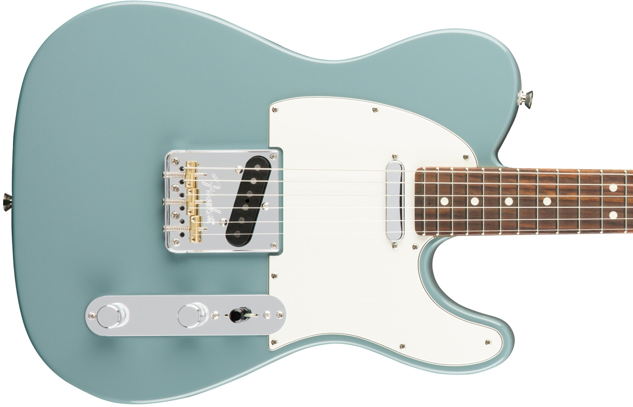 Fender Tele American Professional 2s Usa Rw - Sonic Grey - E-Gitarre in Str-Form - Variation 1