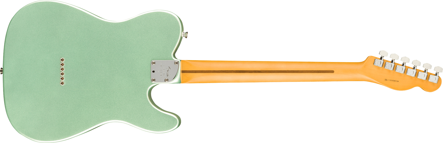 Fender Tele American Professional Ii Lh Gaucher Usa Mn - Mystic Surf Green - E-Gitarre für Linkshänder - Variation 1