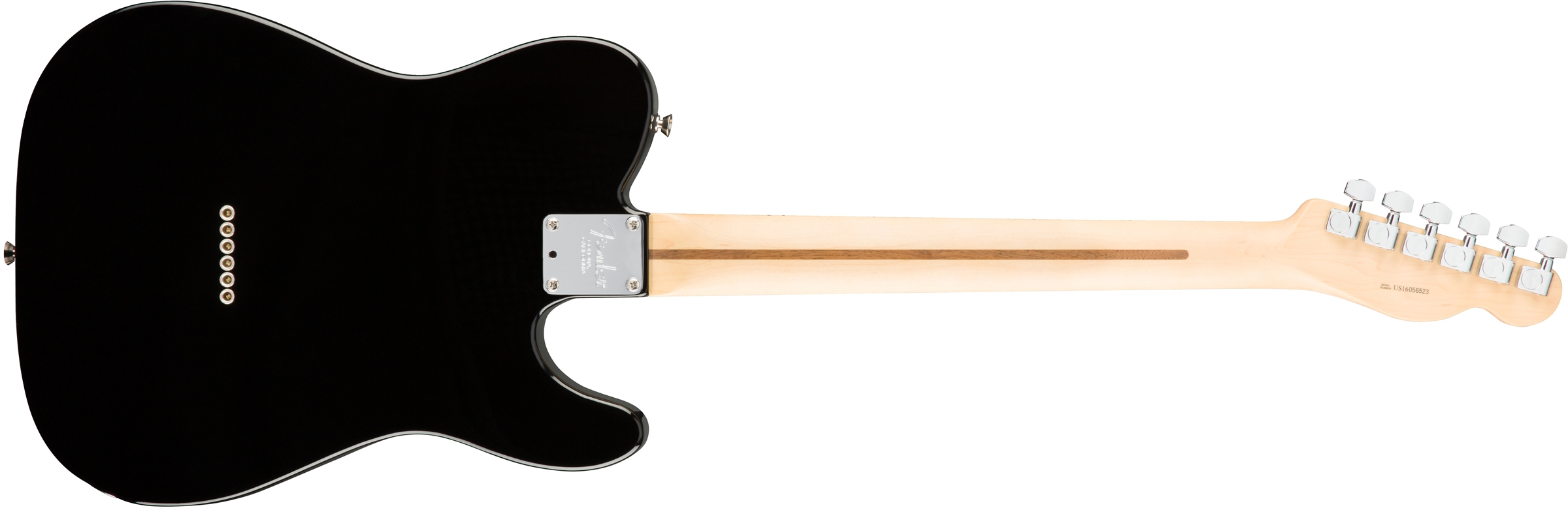 Fender Tele American Professional Lh Usa Gaucher 2s Mn - Black - E-Gitarre für Linkshänder - Variation 1