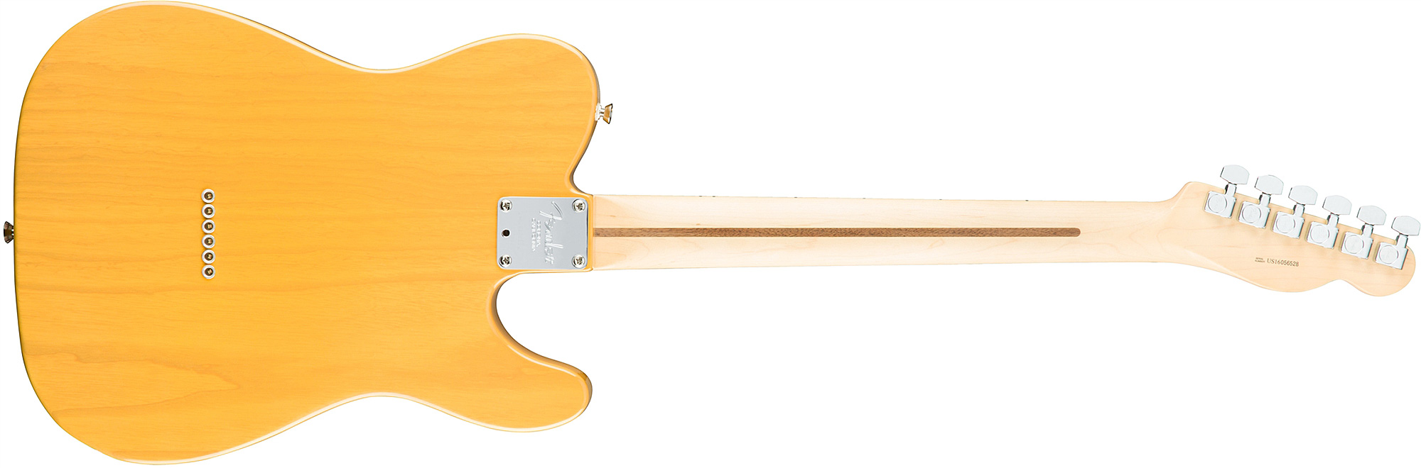 Fender Tele American Professional Lh Usa Gaucher 2s Mn - Butterscotch Blonde - E-Gitarre für Linkshänder - Variation 1