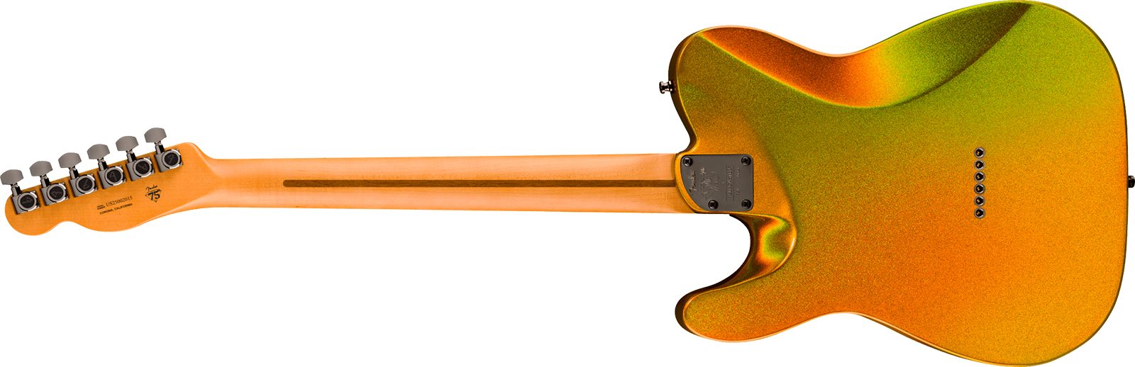 Fender Tele American Ultra Ii 75th Ann. Usa Hs Ht Eb - Liquid Gold - E-Gitarre in Teleform - Variation 2