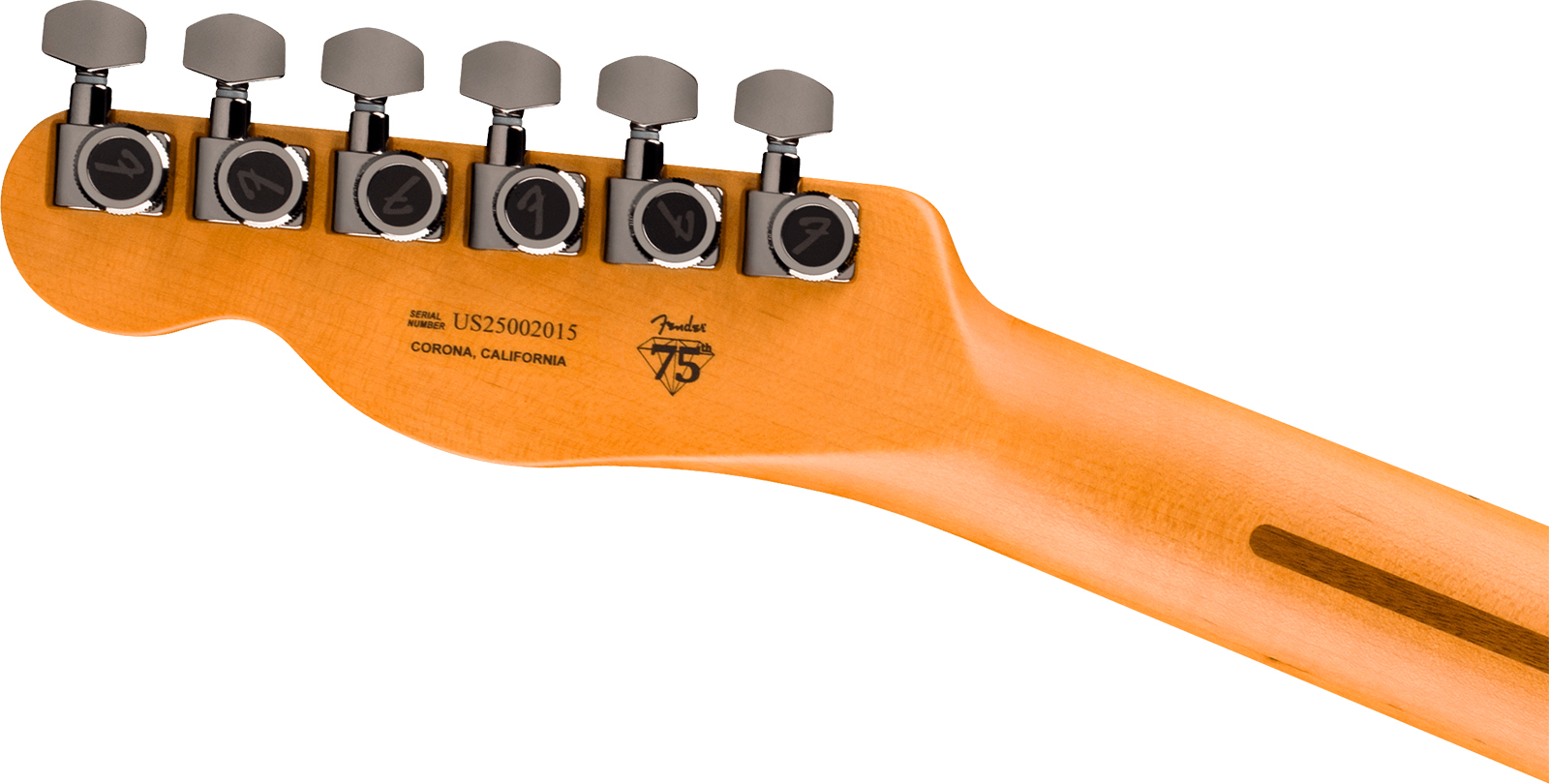 Fender Tele American Ultra Ii 75th Ann. Usa Hs Ht Eb - Liquid Gold - E-Gitarre in Teleform - Variation 4