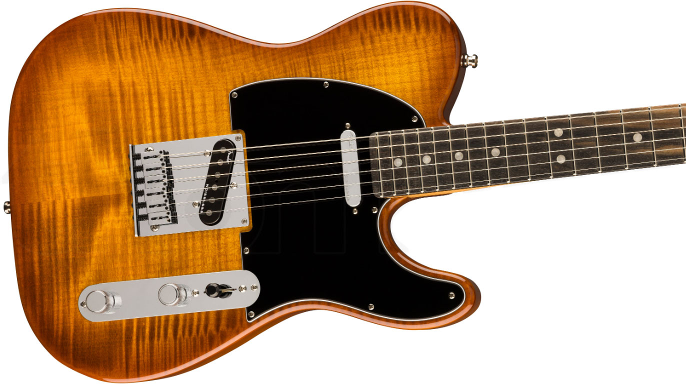 Fender Tele American Ultra Ltd Usa 2s Ht Eb - Tiger's Eye - E-Gitarre in Teleform - Variation 2