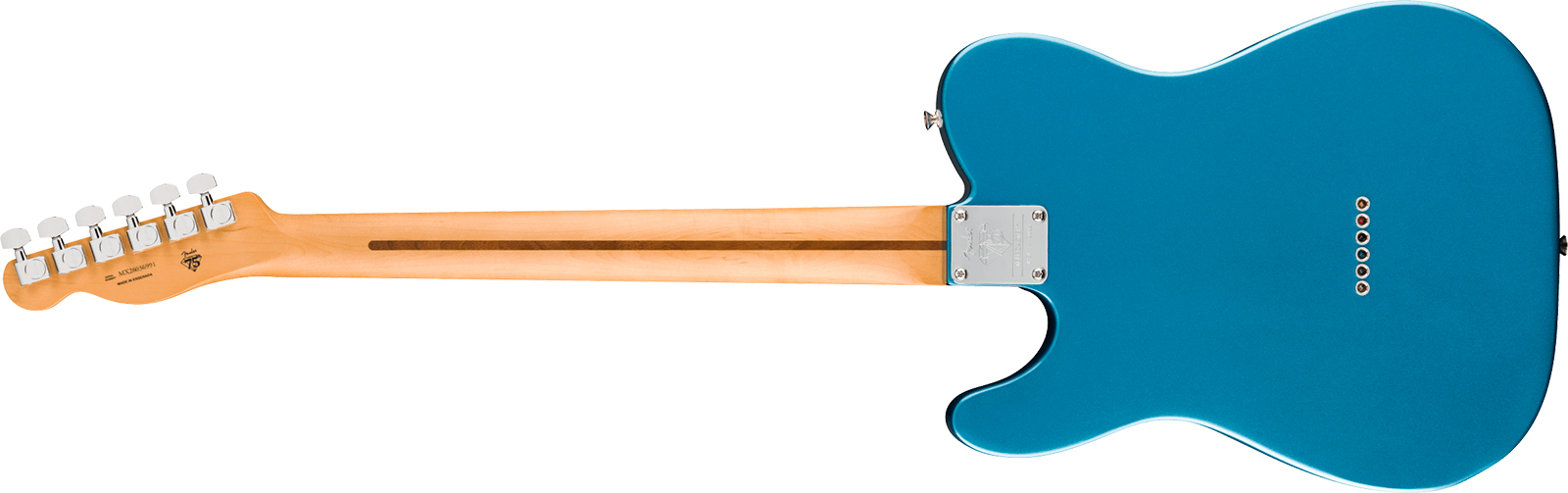 Fender Tele Baritone Player Ii 75th Ann. Mex 2s Ht Mn - Lake Placid Blue - E-Gitarre in Teleform - Variation 1