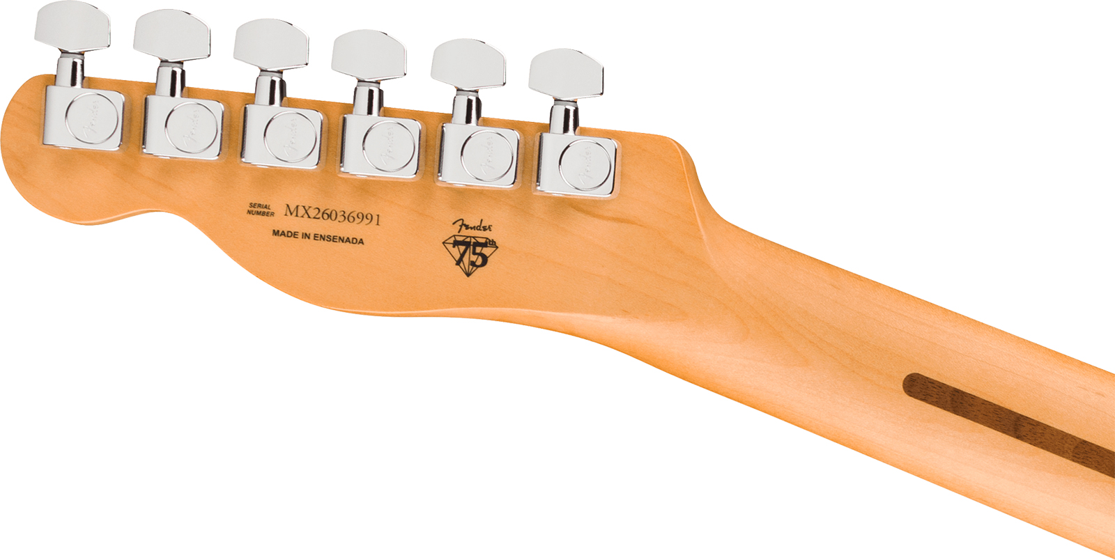 Fender Tele Baritone Player Ii 75th Ann. Mex Ht 2s Rw - Black - Bariton E-Gitarre - Variation 1