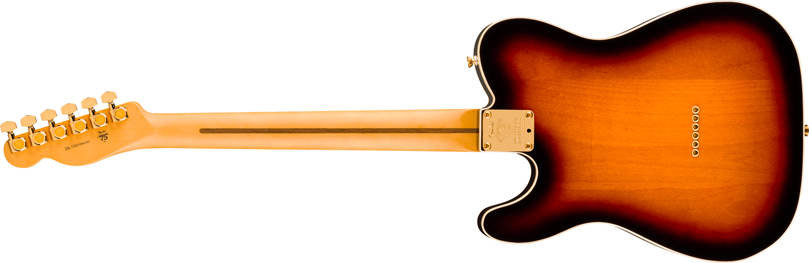Fender Tele Custom American Pro Ii 75th Ann. Usa 2s Ht Mn - 2-color Sunburst - E-Gitarre in Teleform - Variation 2