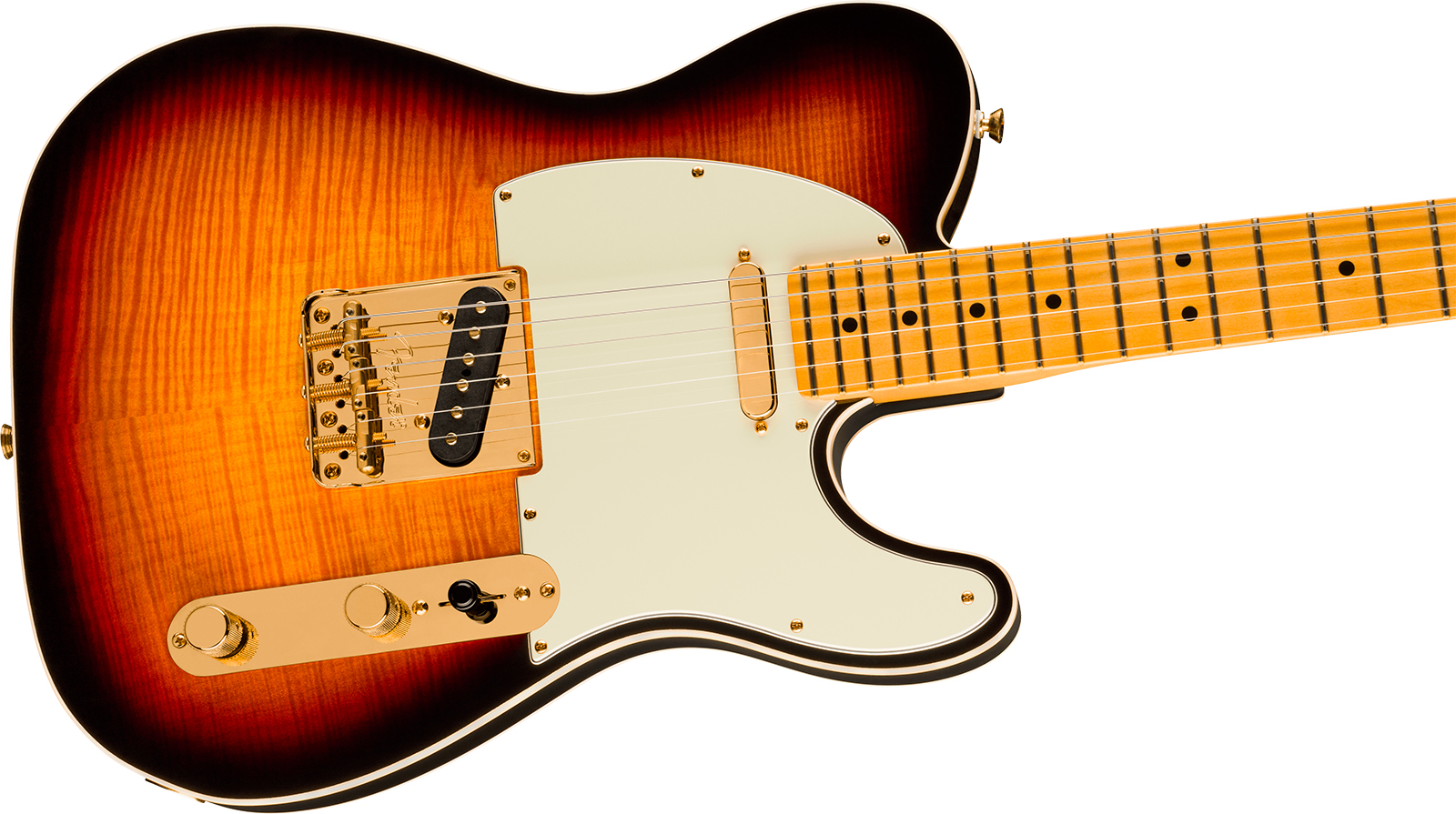 Fender Tele Custom American Pro Ii 75th Ann. Usa 2s Ht Mn - 2-color Sunburst - E-Gitarre in Teleform - Variation 3