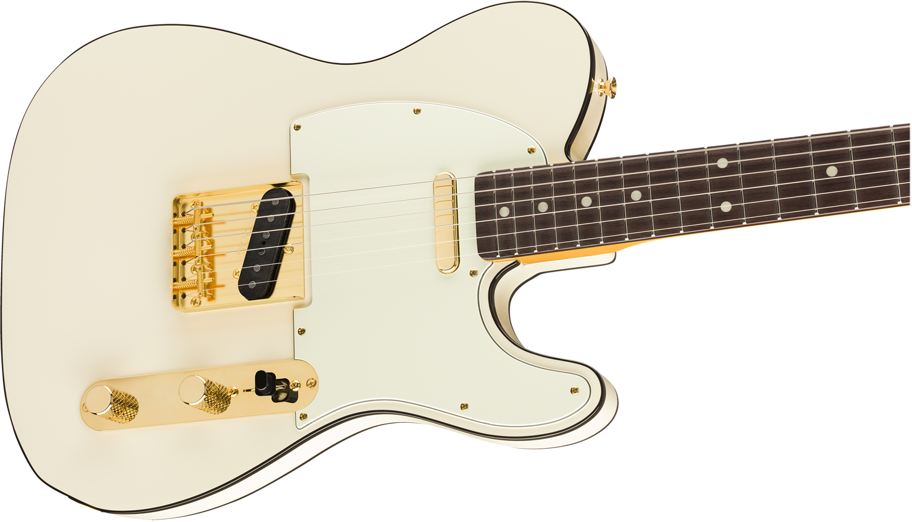 Fender Tele Daybreak Ltd 2019 Japon Gh Rw - Olympic White - E-Gitarre in Teleform - Variation 2