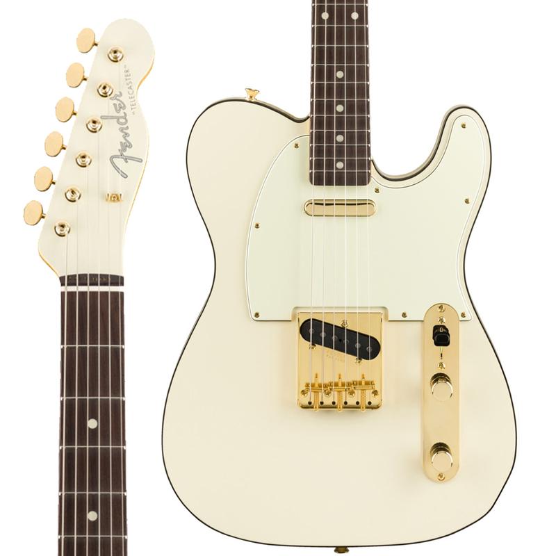 Fender Tele Daybreak Ltd 2019 Japon Gh Rw - Olympic White - E-Gitarre in Teleform - Variation 4