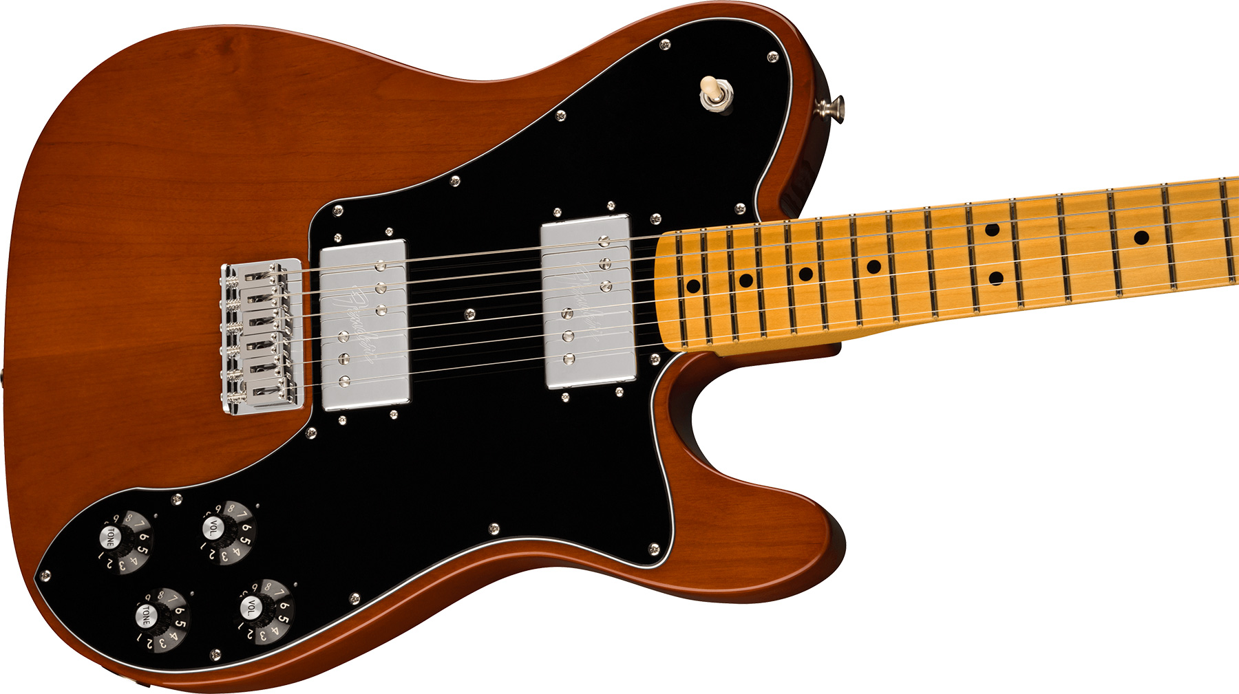 Fender Tele Deluxe 1975 American Vintage Ii Usa 2h Ht Mn - Mocha - E-Gitarre in Teleform - Variation 1