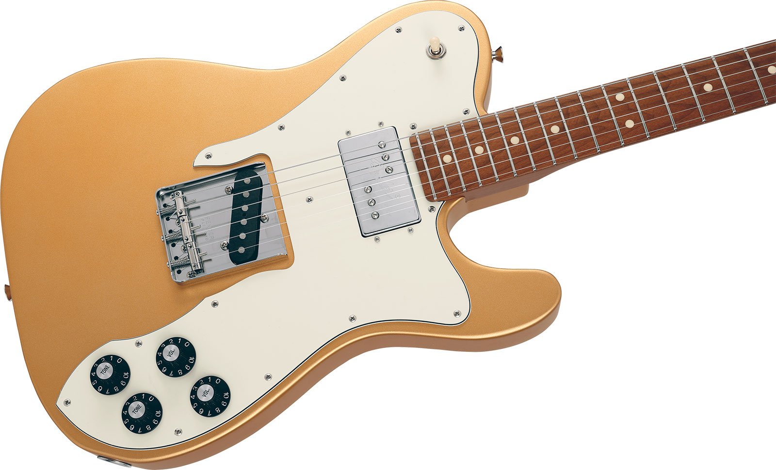 Fender Tele Hybrid Custom Jap Ltd Ht Hs Mn - Gold - E-Gitarre in Teleform - Variation 2