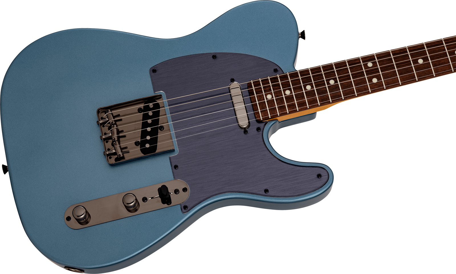 Fender Tele Hybrid Ii Mij Ltd Jap 2s Ht Mn - Matte Aero Blue Satin Metallic - E-Gitarre in Teleform - Variation 2