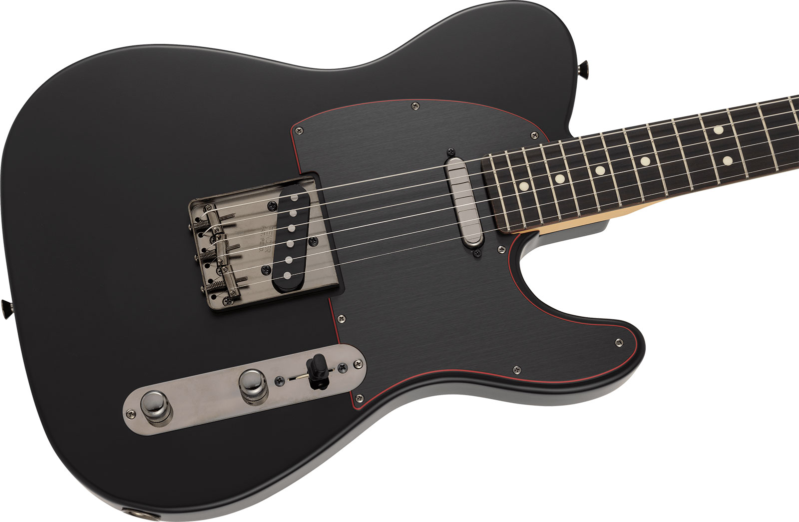Fender Tele Hybrid Ii Mij Ltd Jap 2s Ht Rw - Black - E-Gitarre in Teleform - Variation 2