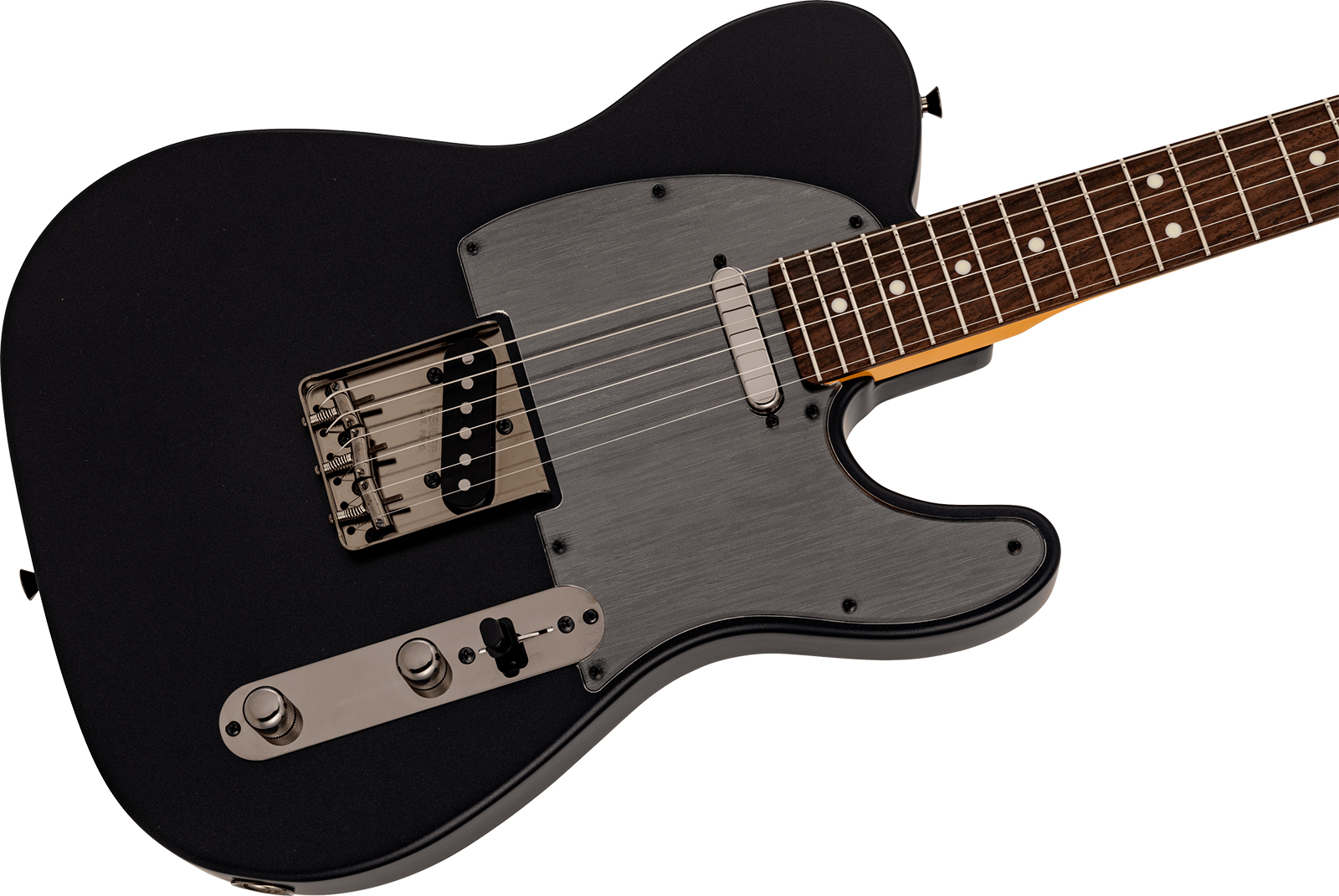Fender Tele Hybrid Ii Mij Ltd Jap 2s Ht Rw - Matte Phantom Black - E-Gitarre in Teleform - Variation 2