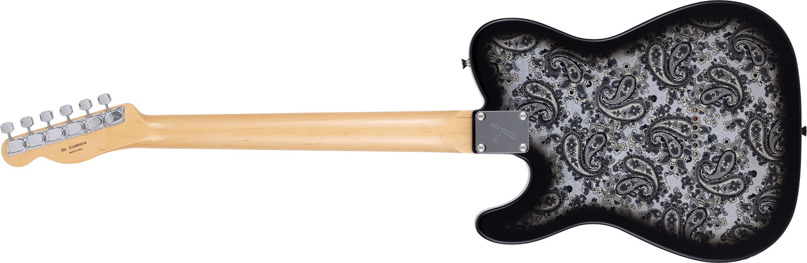 Fender Tele Ltd Jap 2s Ht Mn - Black Paisley - E-Gitarre in Teleform - Variation 1
