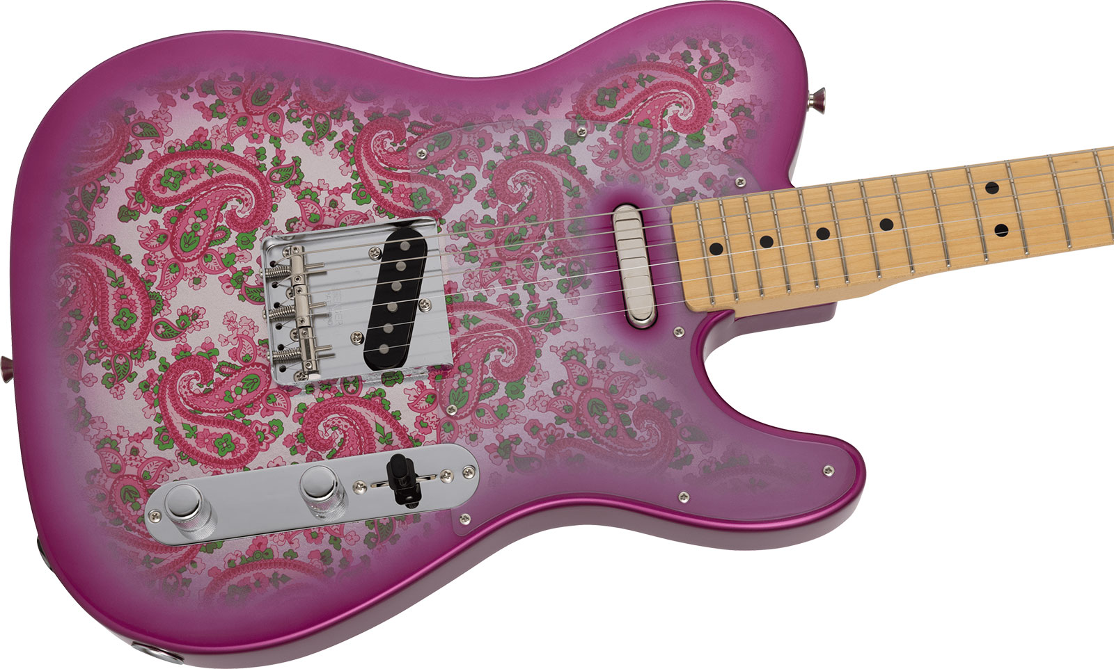 Fender Tele Ltd Jap 2s Ht Mn - Pink Paisley - E-Gitarre in Teleform - Variation 2