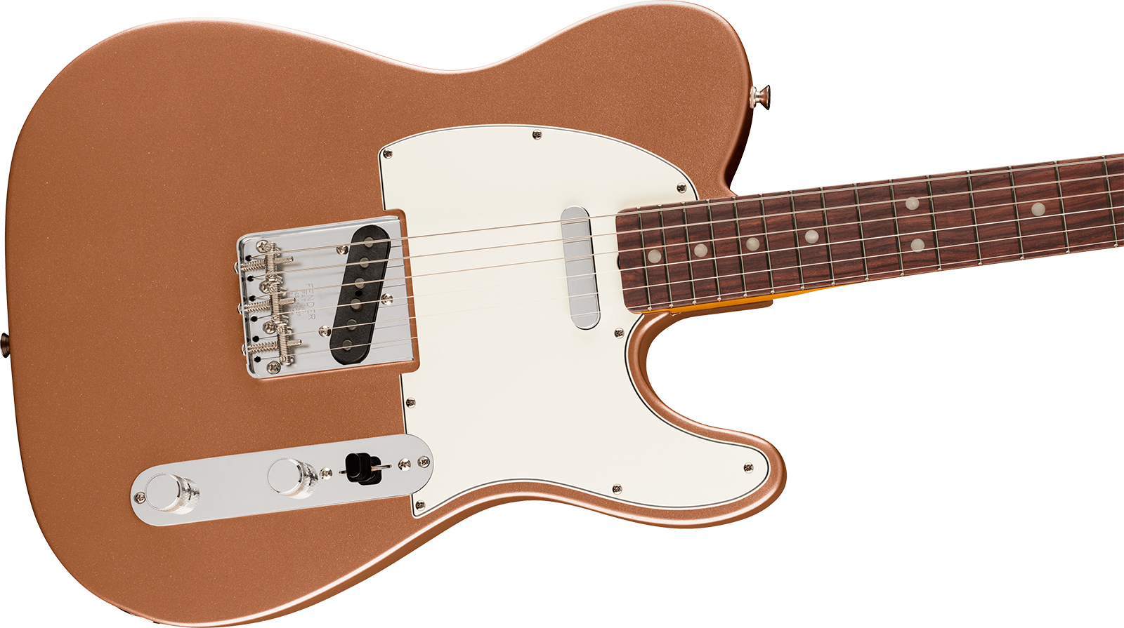 Fender Tele Mid 60s Vintera 3 Mex 2s Ht Rw - Firemist Gold - E-Gitarre in Teleform - Variation 2