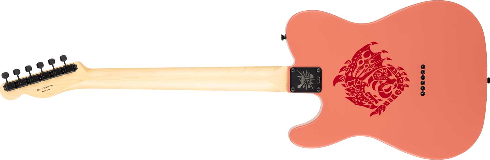 Fender Tele Monster Hunter Rathalos Jap Sh Ht Rw - Rathalos Red - E-Gitarre in Teleform - Variation 1