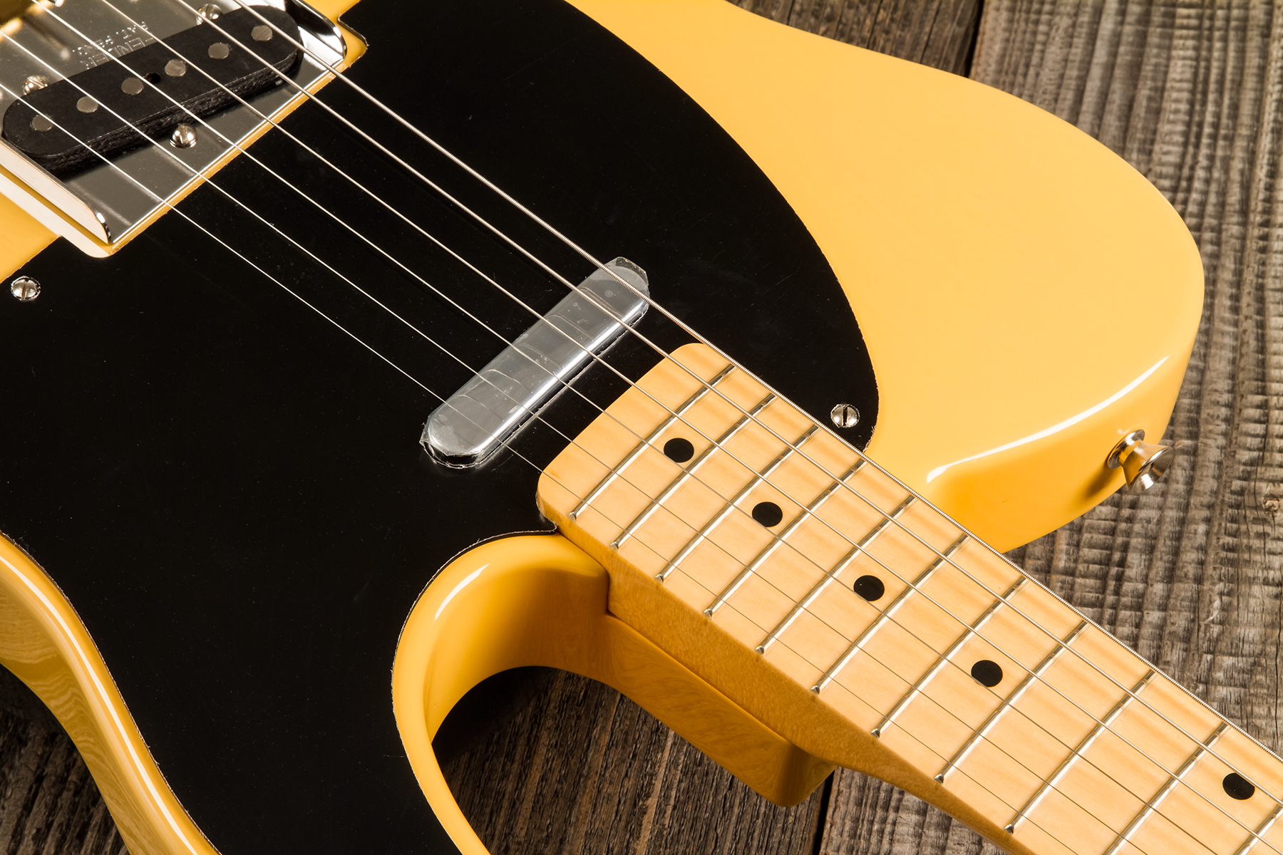 Fender Tele Nocaster 1951 Traditional Ii Jap 2s Ht Mn - Butterscotch Blonde - E-Gitarre in Teleform - Variation 6