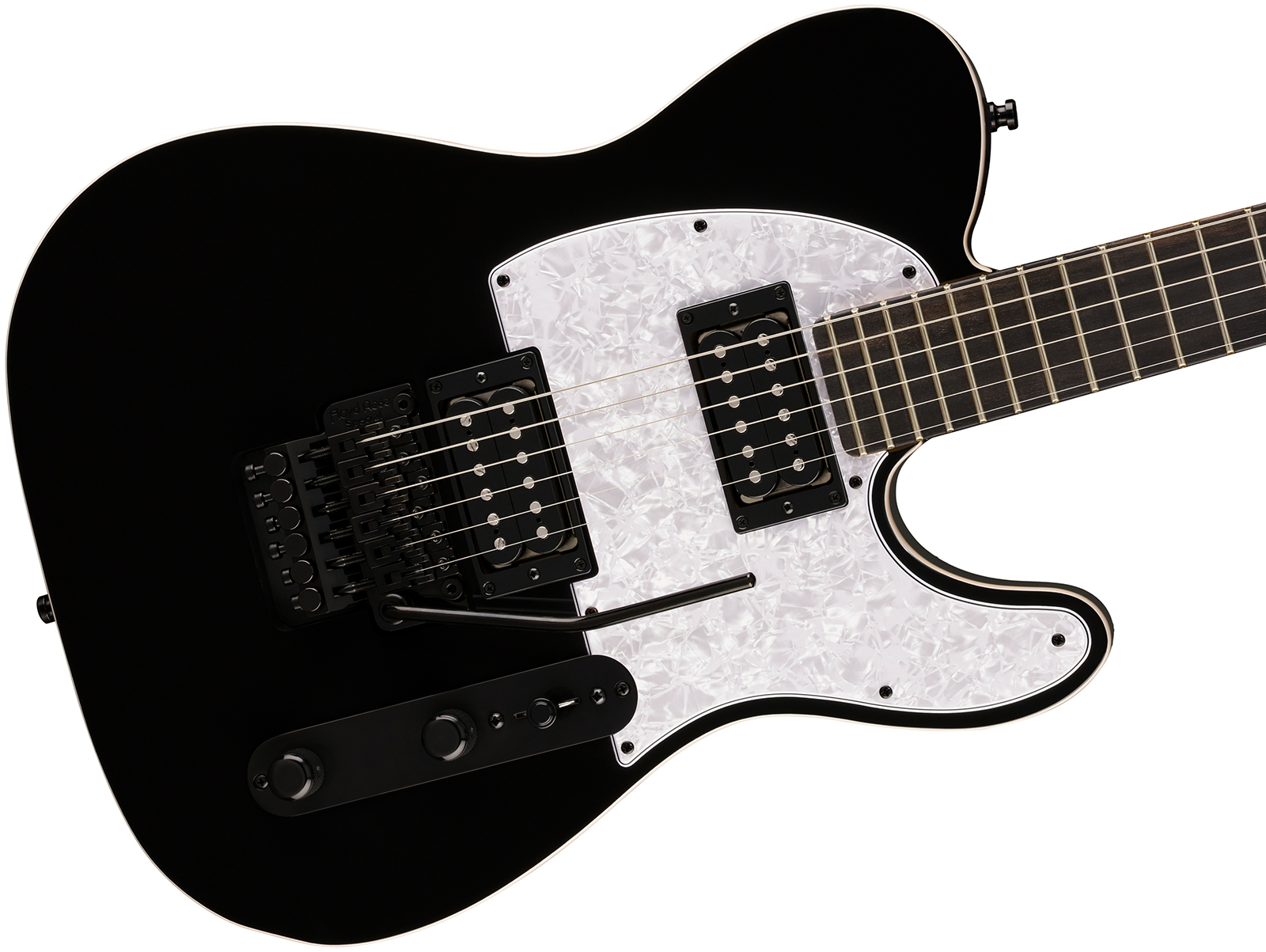 Fender Tele Player Fusion Hh Floyd Rose Ltd Mex 2h Fr Eb - Black - E-Gitarre in Teleform - Variation 2