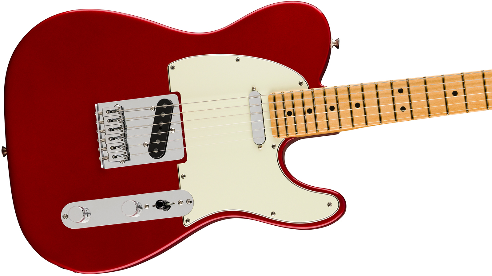 Fender Tele Player Ii 75th Anniversary Mex Ht 2s Mn - Candy Apple Red - E-Gitarre in Teleform - Variation 2
