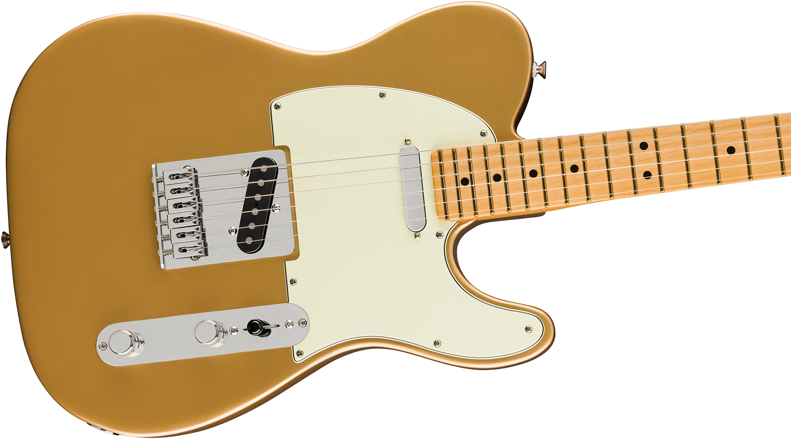 Fender Tele Player Ii 75th Anniversary Mex Ht 2s Mn - Aztec Gold - E-Gitarre in Teleform - Variation 2